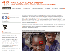 Tablet Screenshot of escuelasansana.org